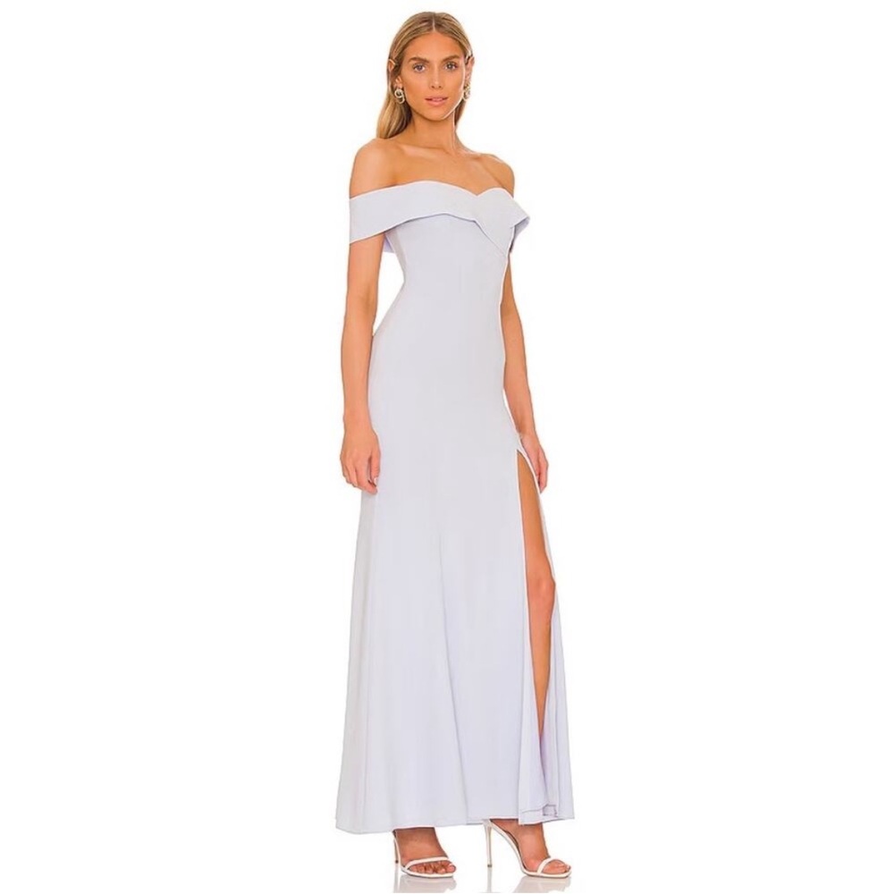 Lovers and Friends The Hailey Gown in Baby Blue Small